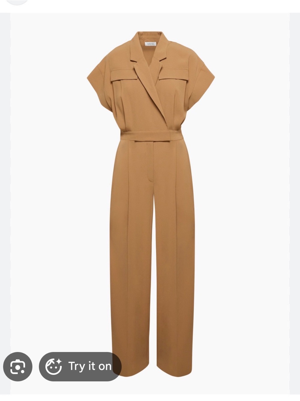 ARITZIA CAMEL JUMPSUIT